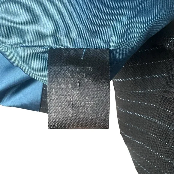 Tahari Authur S Levine Petite Suiting Camisole Women’s Top Size 12P Black Blue - Picture 7 of 7